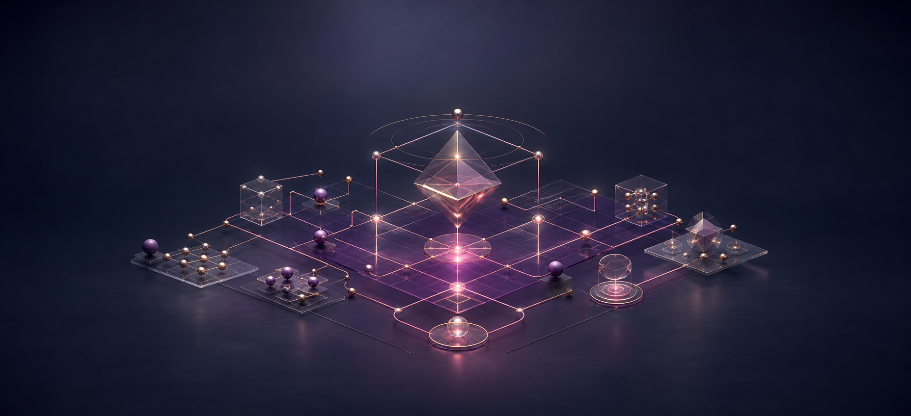 Aiva Logos visual showcasing logical reasoning and structured analytical architecture.